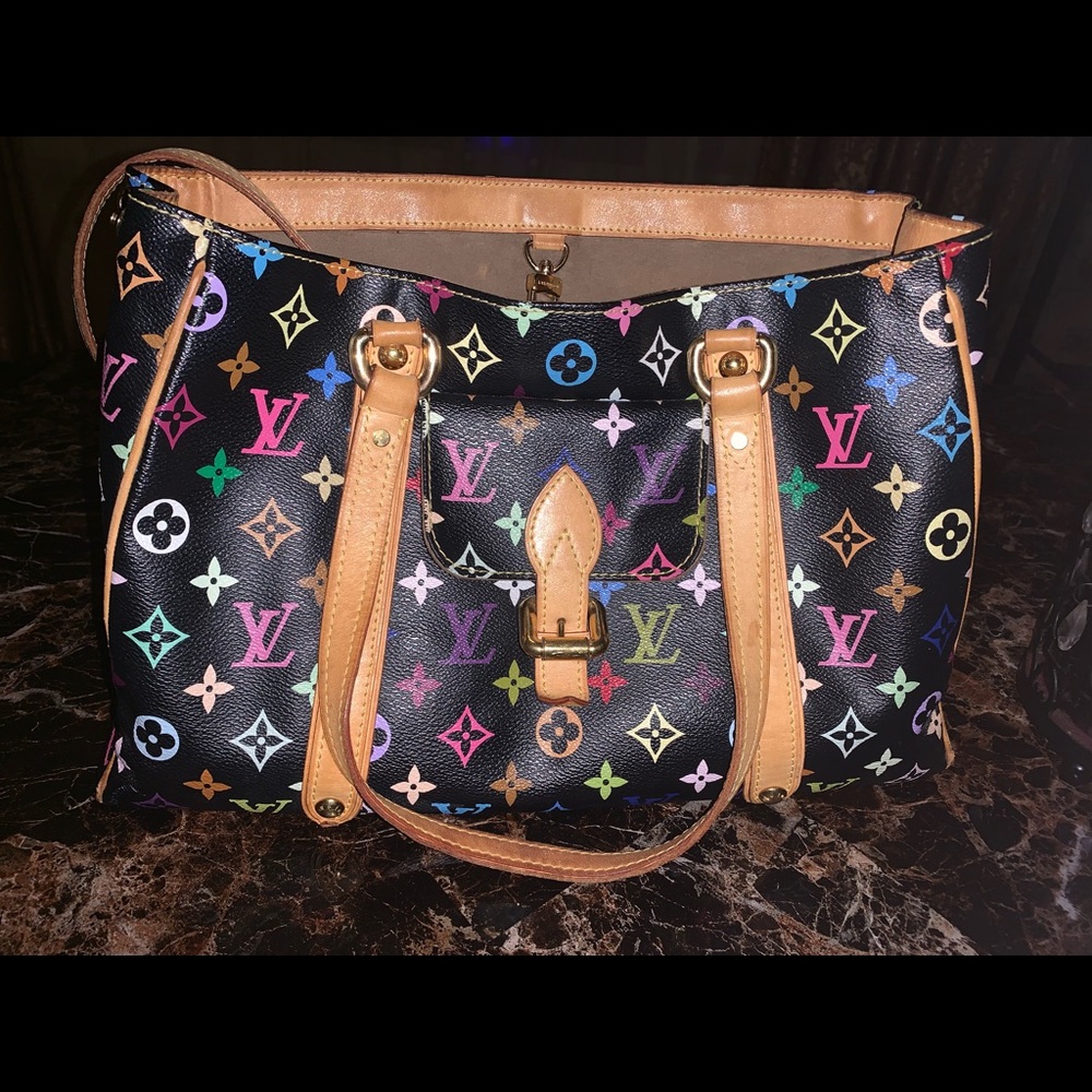 LOUIS VUITTON BAG ! MULTI COLORED BAG !